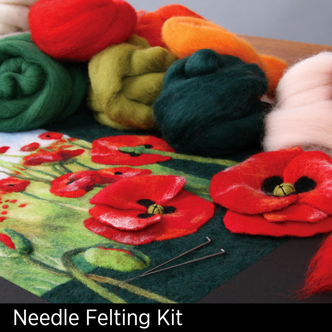 Needle Felting Starter Kit including 112-page project book – Make