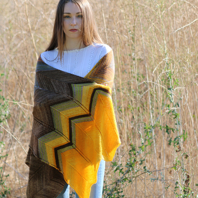 Bommer Canyon Wrap - Knit Pattern