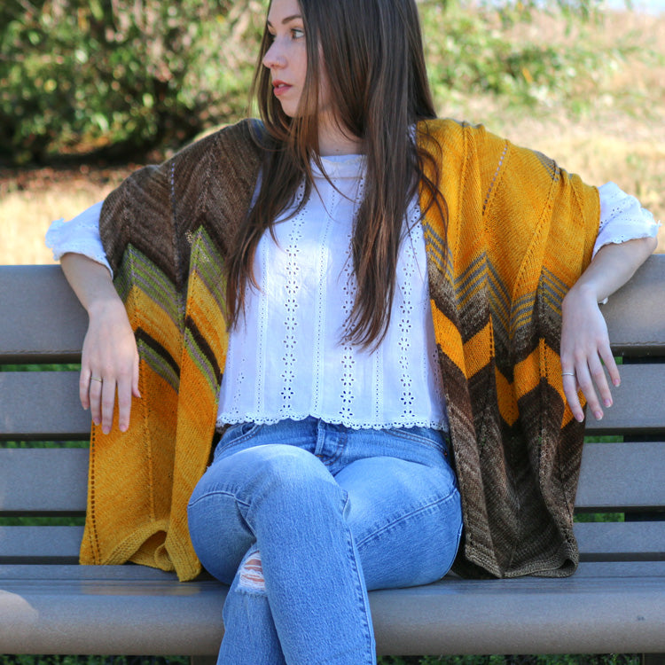 Bommer Canyon Wrap - Knit Pattern