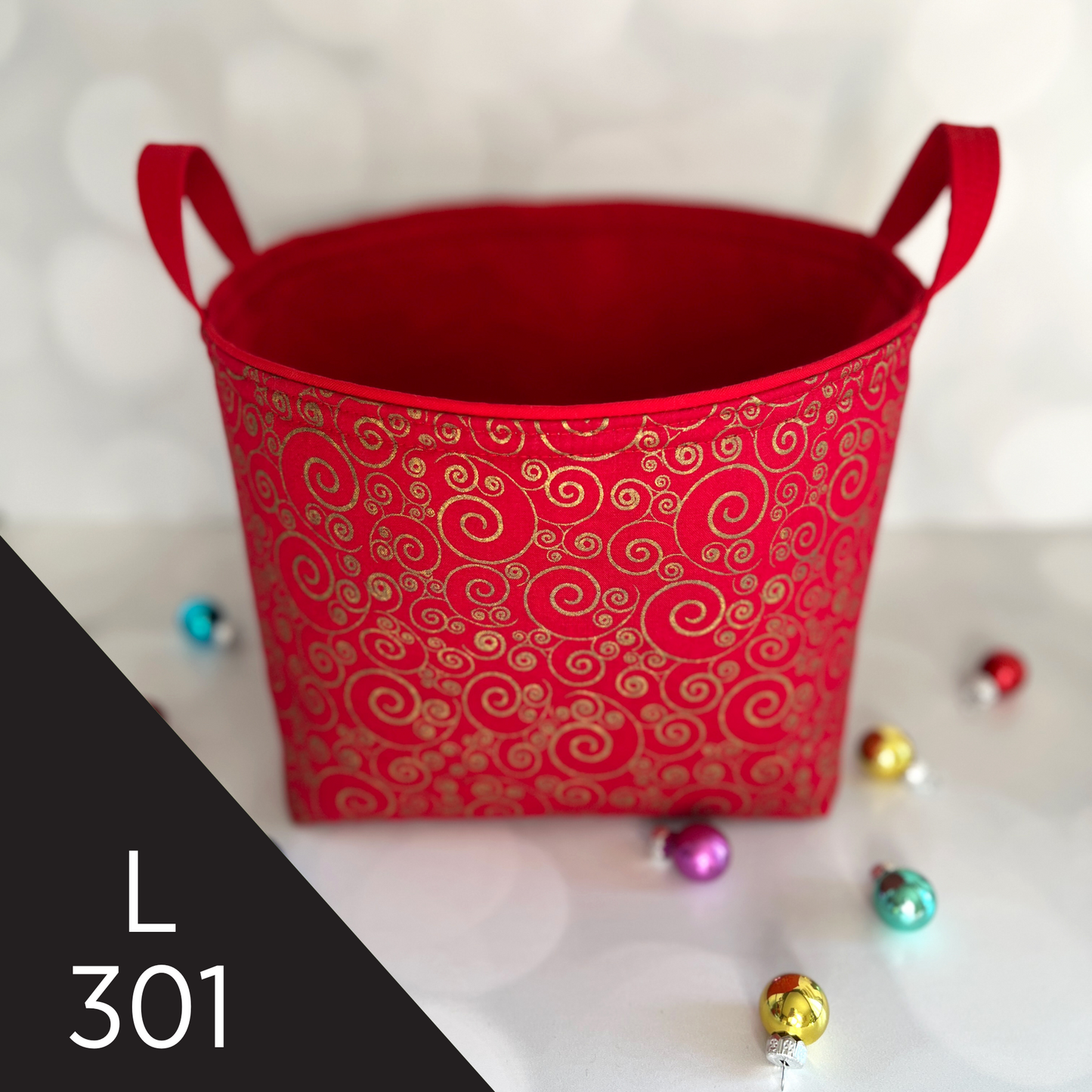 Fabric Baskets - Holiday Collection