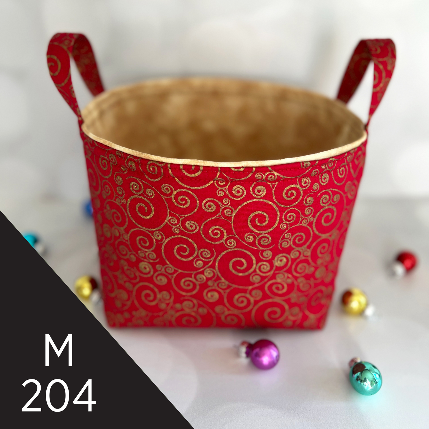 Fabric Baskets - Holiday Collection
