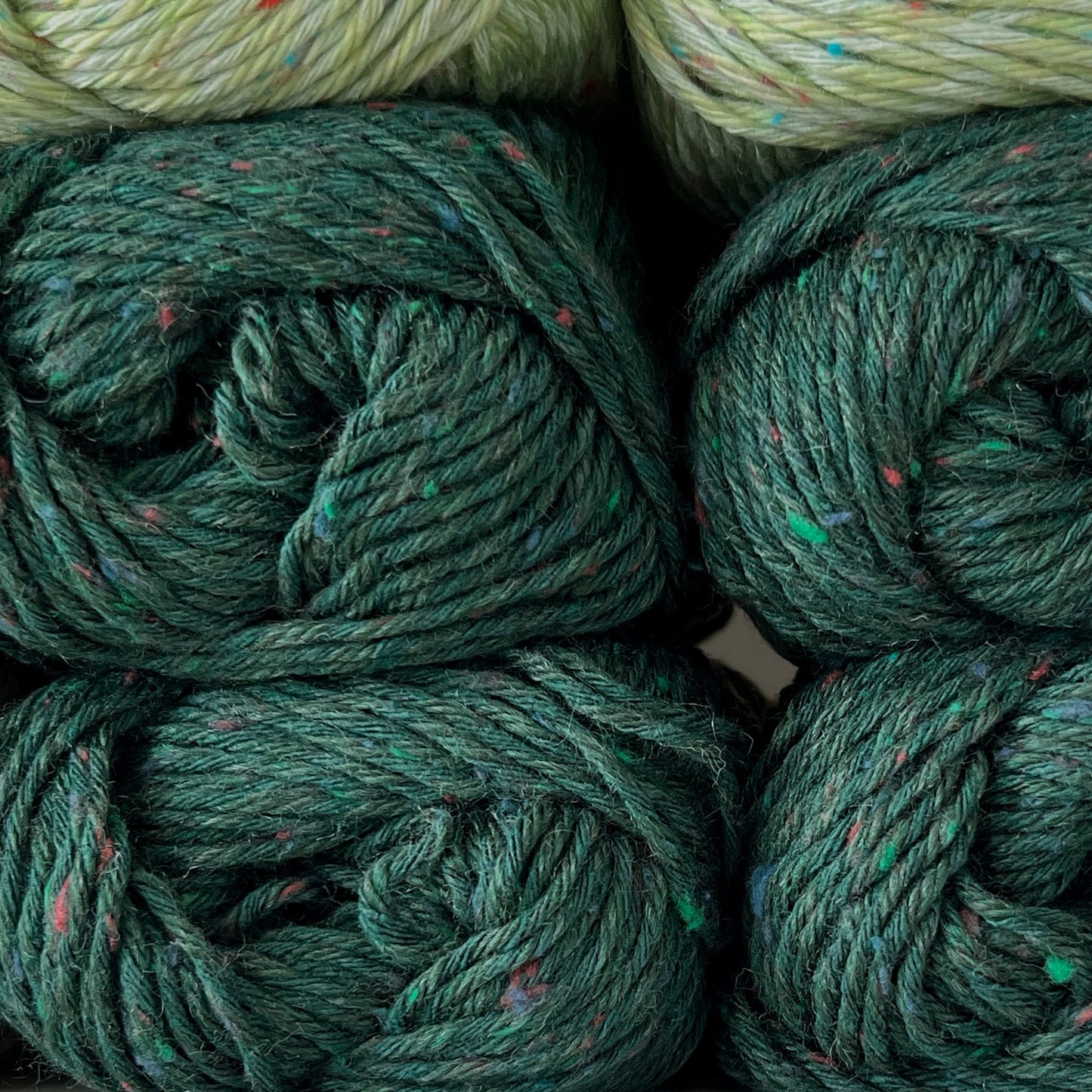 Tatamy Tweed Worsted | worsted cotton/acrylic yarn by Kraemer Yarns