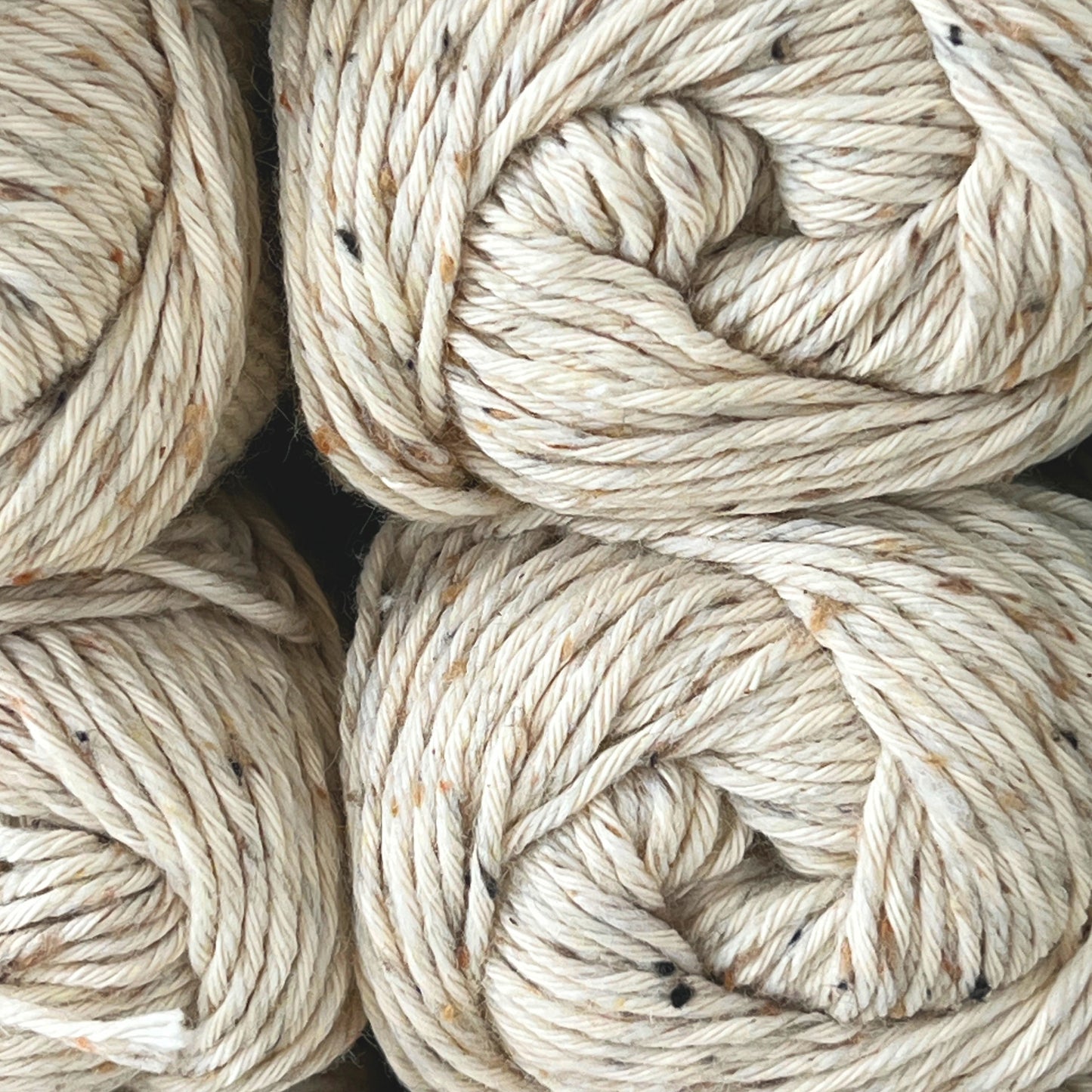 Tatamy Tweed Worsted | worsted cotton/acrylic yarn by Kraemer Yarns