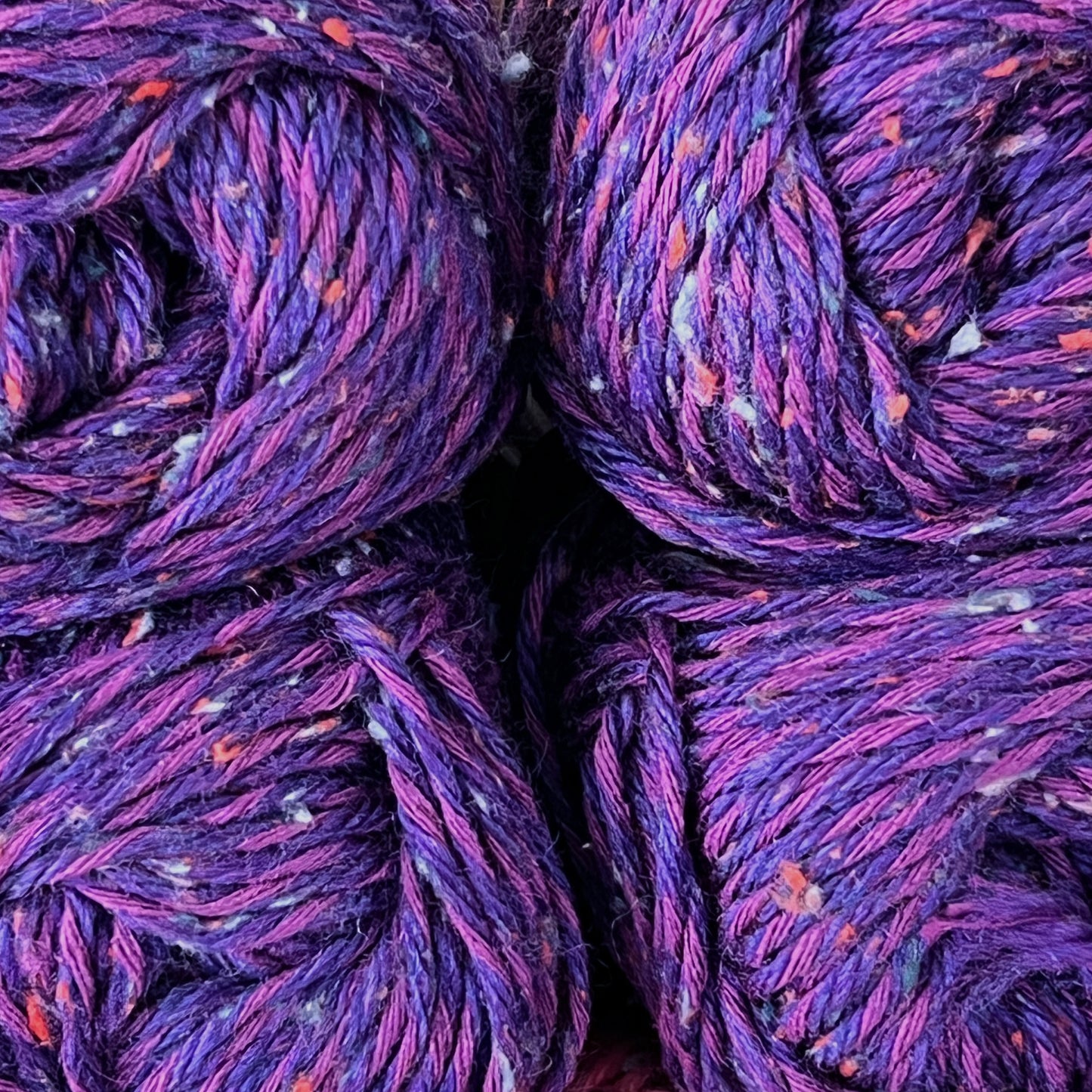 Tatamy Tweed Worsted | worsted cotton/acrylic yarn by Kraemer Yarns