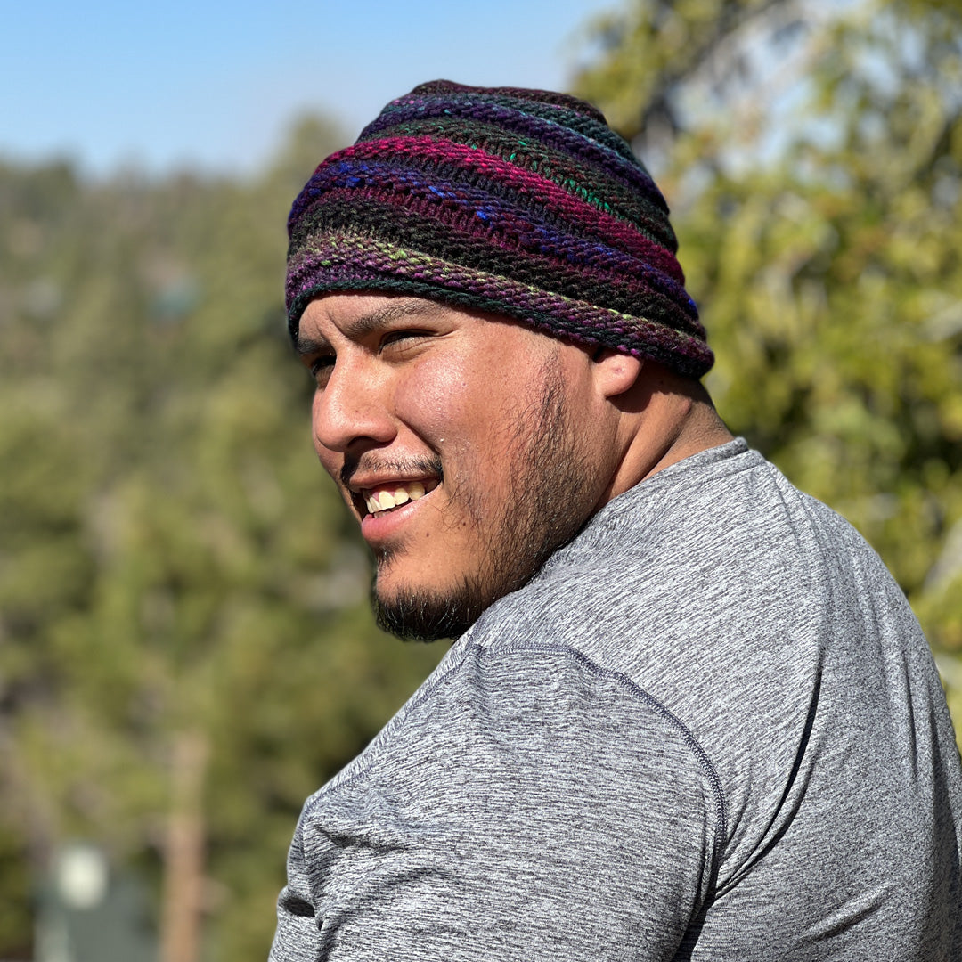 Jelly Roll Beanie - Knit Pattern