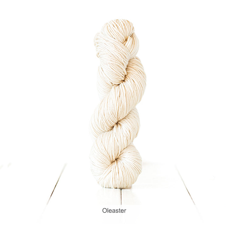 One skein of Urth's Harvest DK Yarn in color Oleaster