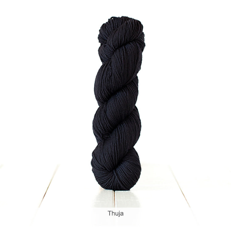 One skein of Urth's Harvest DK Yarn in color Thuja