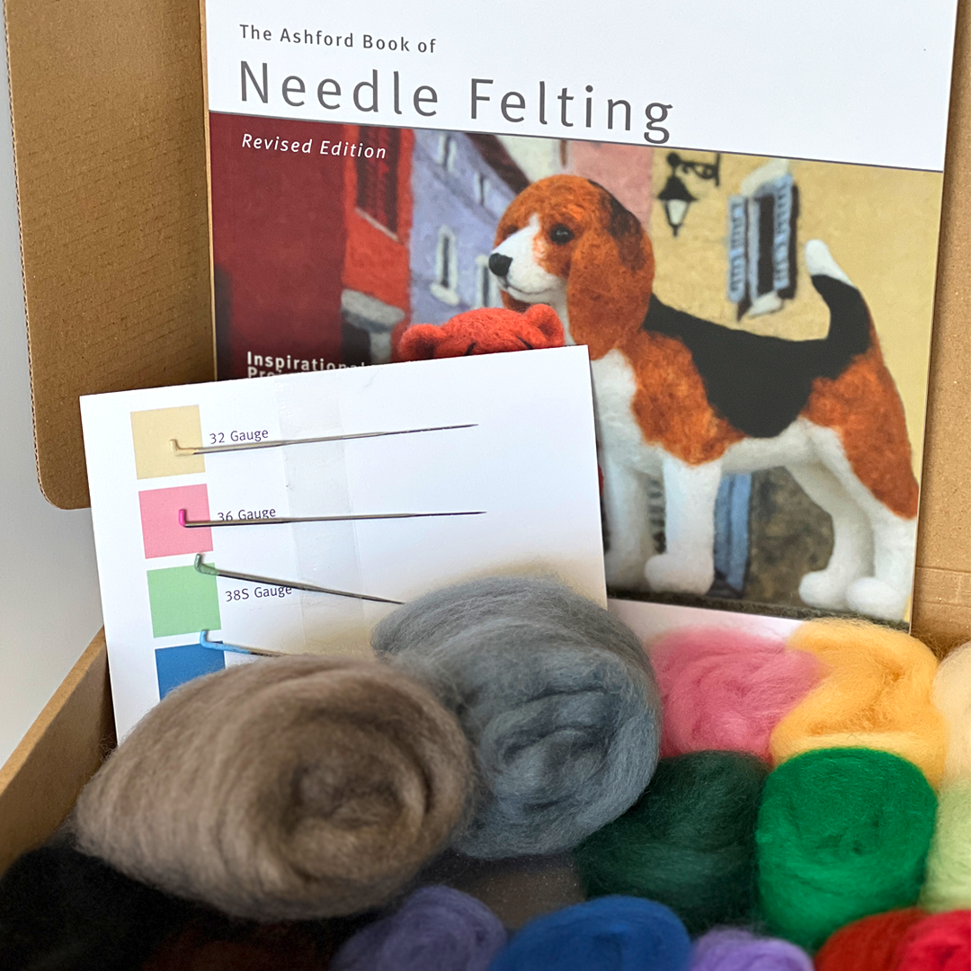 Needle Felting Starter Kit including 112-page project book – Make & Made  Fiber Crafts