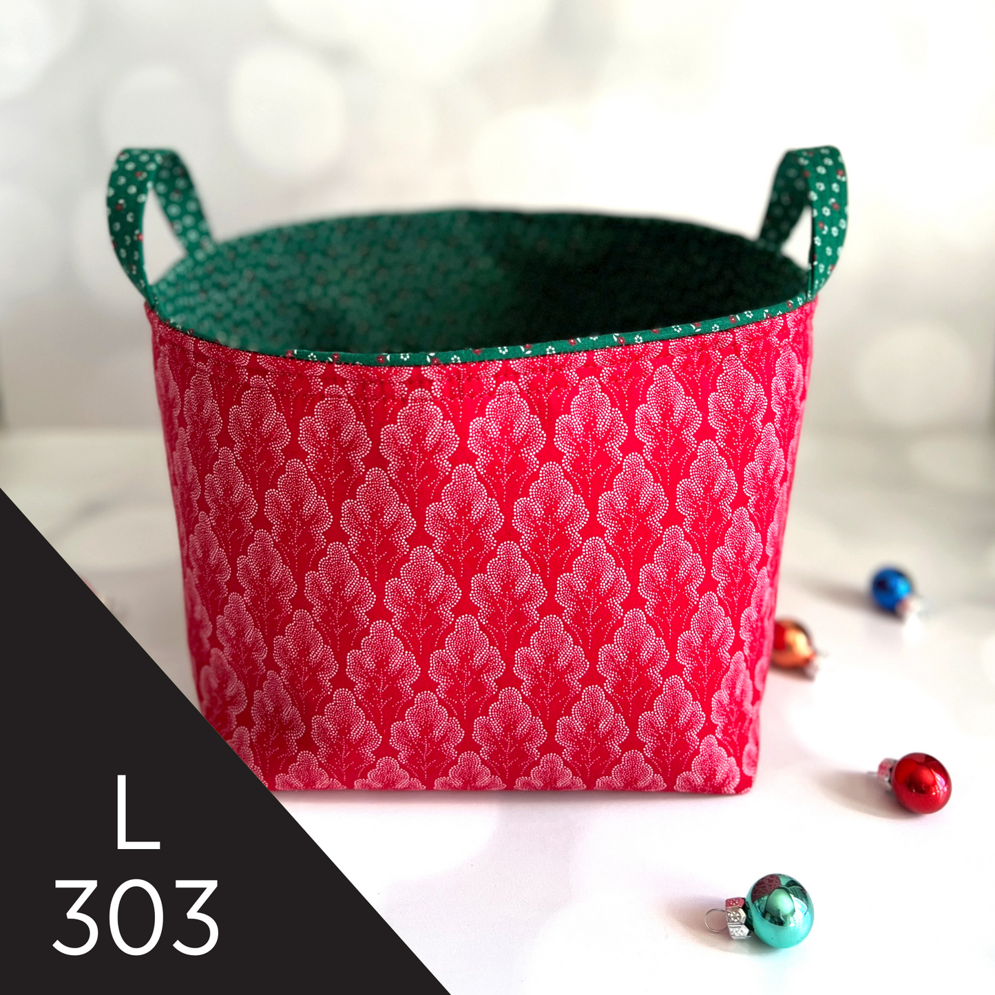 Fabric Baskets - Holiday Collection