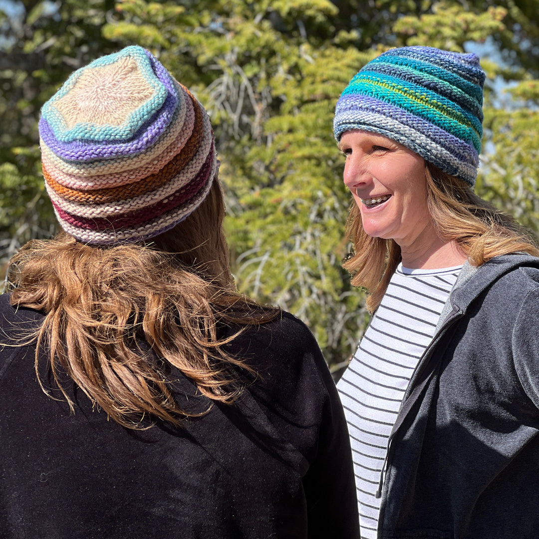 Jelly Roll Beanie - Knit Pattern