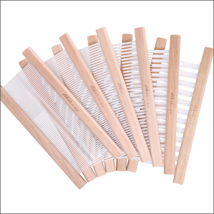 Multiple different sized Ashford Reeds for 16" (40cm) Rigid Heddle Loom - sizes 2.5 to 15