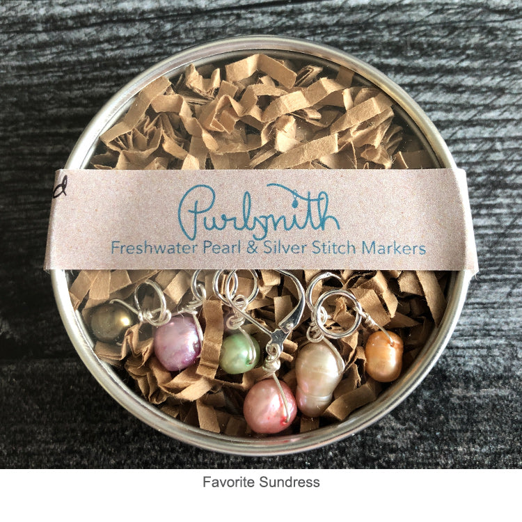 Freshwater Pearl Stitch Markers - Sets