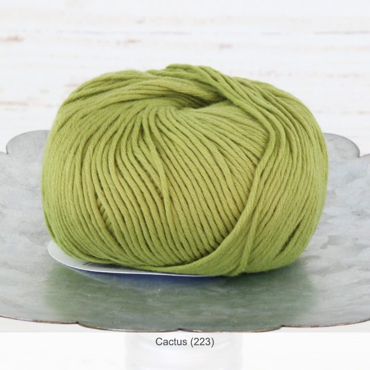 One ball of Jo Sharp's Soho Summer Cotton DK Yarn in color #223 - Cactus