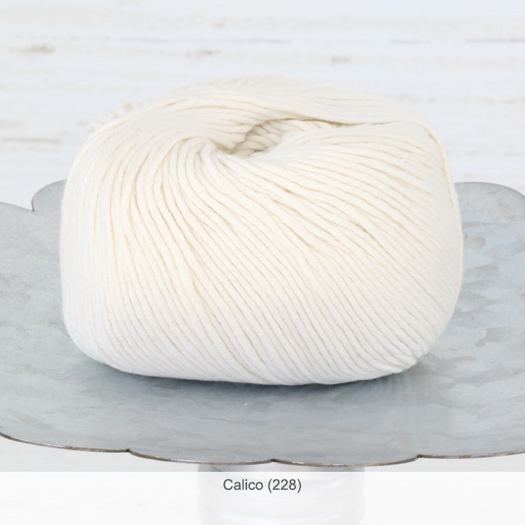 One ball of Jo Sharp's Soho Summer Cotton DK Yarn in color #228 - Calico