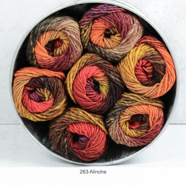 Multiple balls of Noro's Kureyon Worsted/Bulky 100% Wool Yarn in color #263 - Ninohe