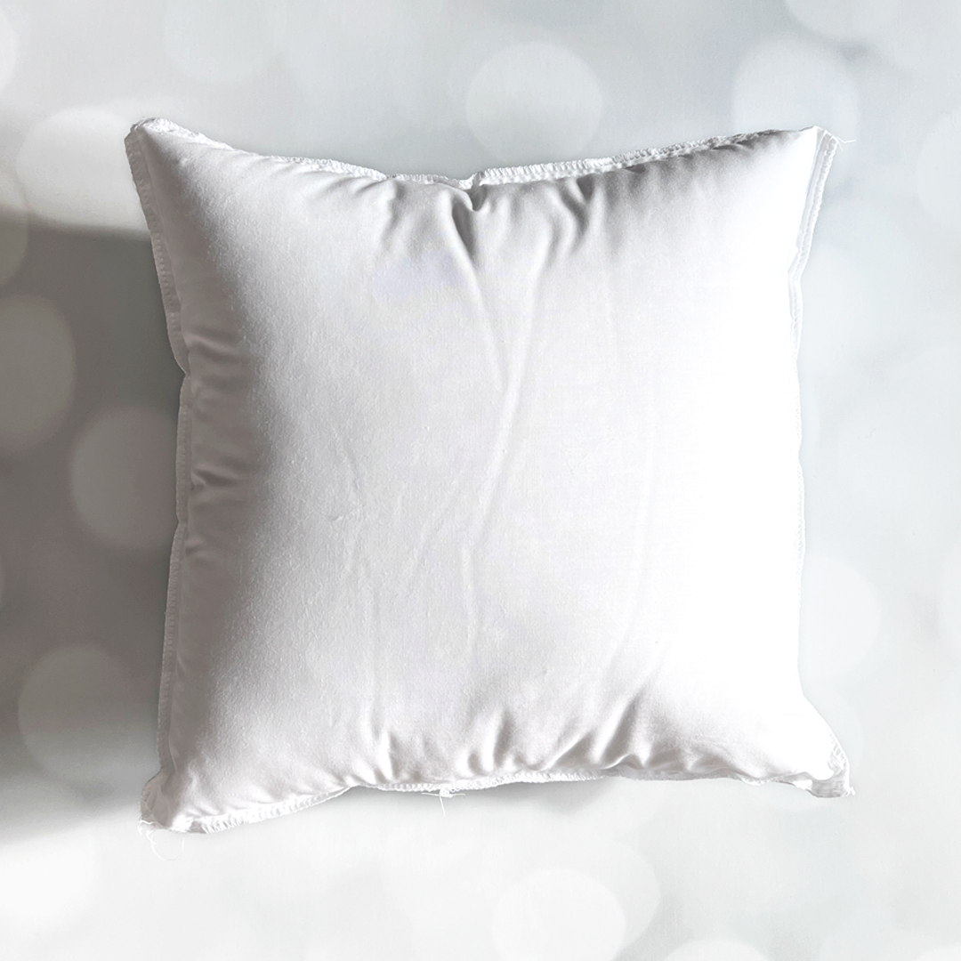 Synthetic Down Pillow Forms, 12" to 18" Square