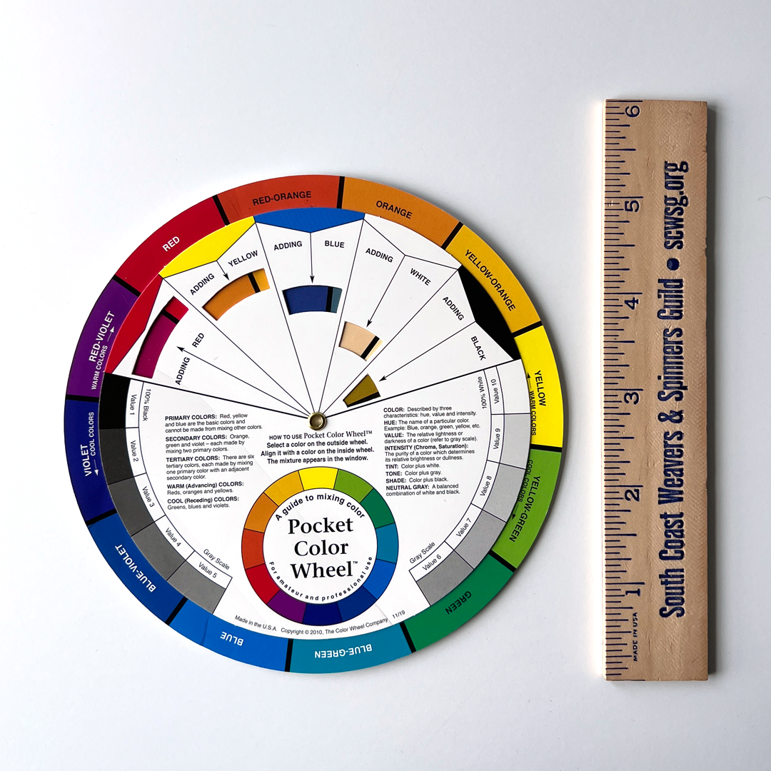 Color Wheel Craft Kit Pocket Color Wheel for Makers & Crafters – Make & Made Fiber Crafts