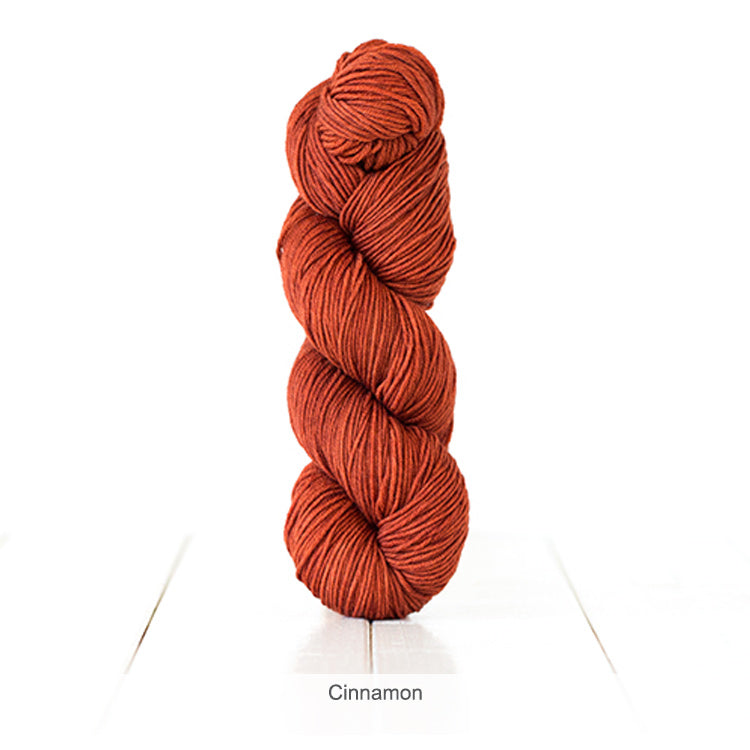 One skein of Urth's Harvest DK Yarn in color Cinnamon